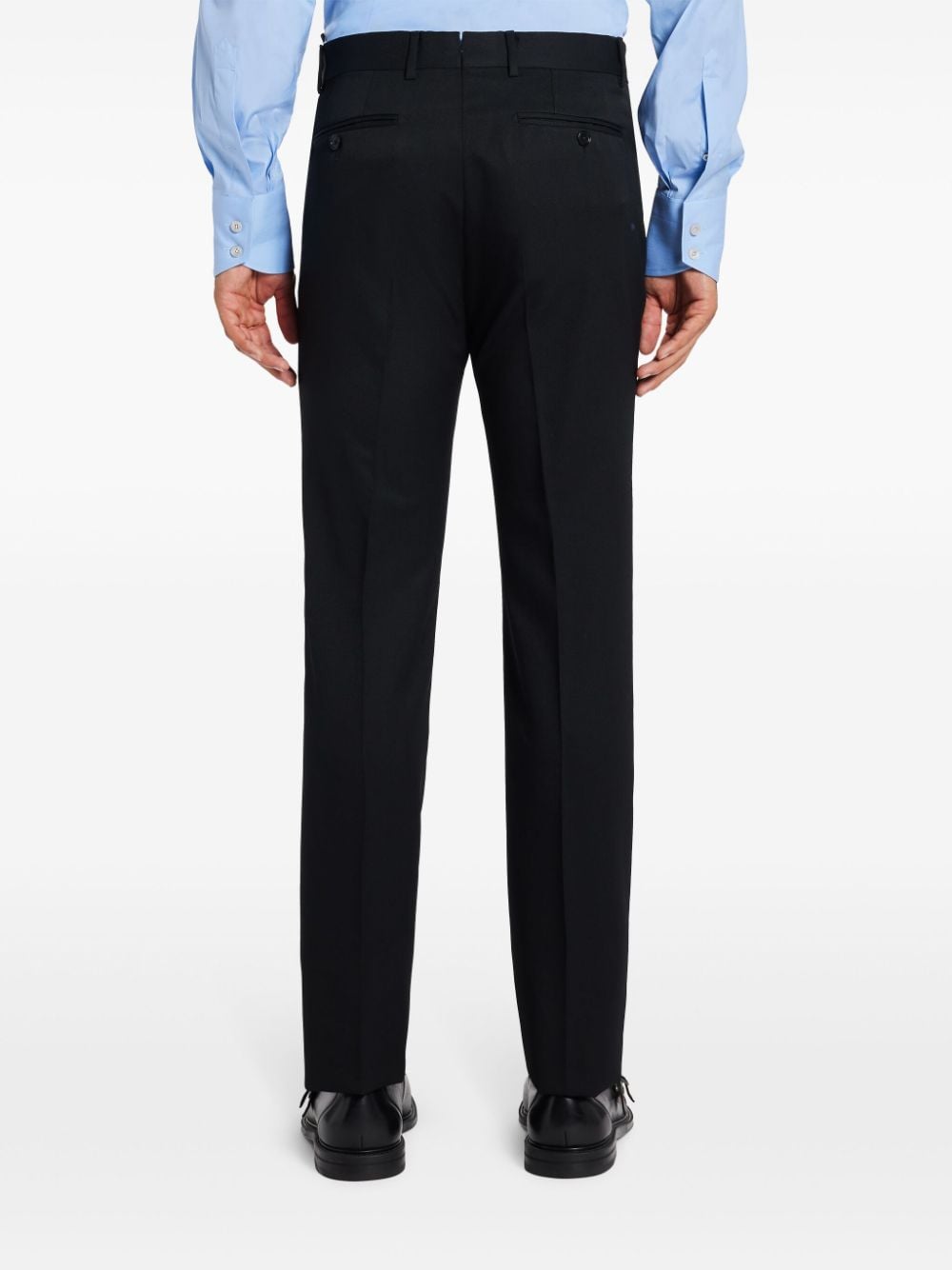 Shop Tom Ford Straight-leg Tailored Trousers In Schwarz