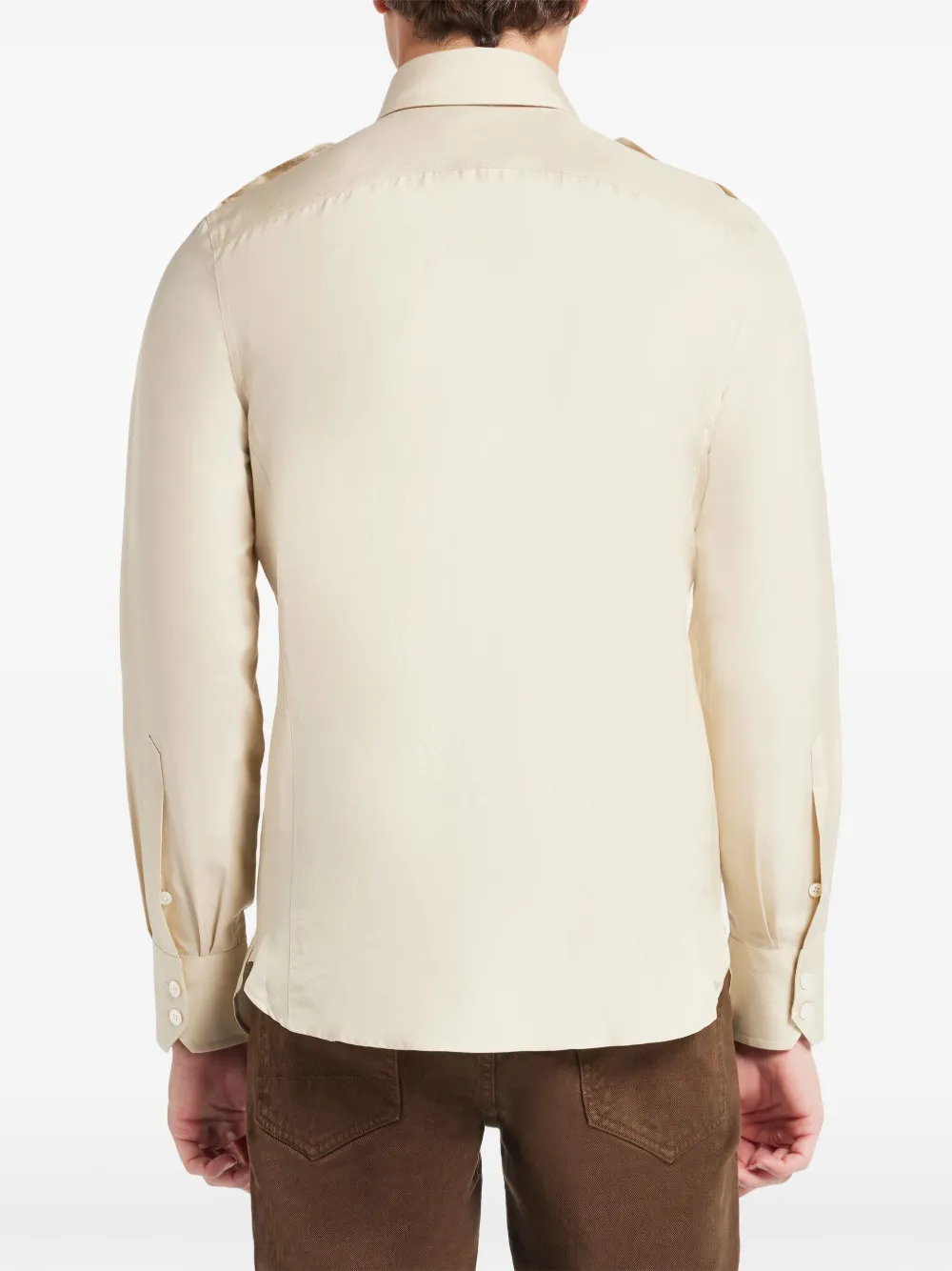 TOM FORD Overhemd met lange mouwen Beige