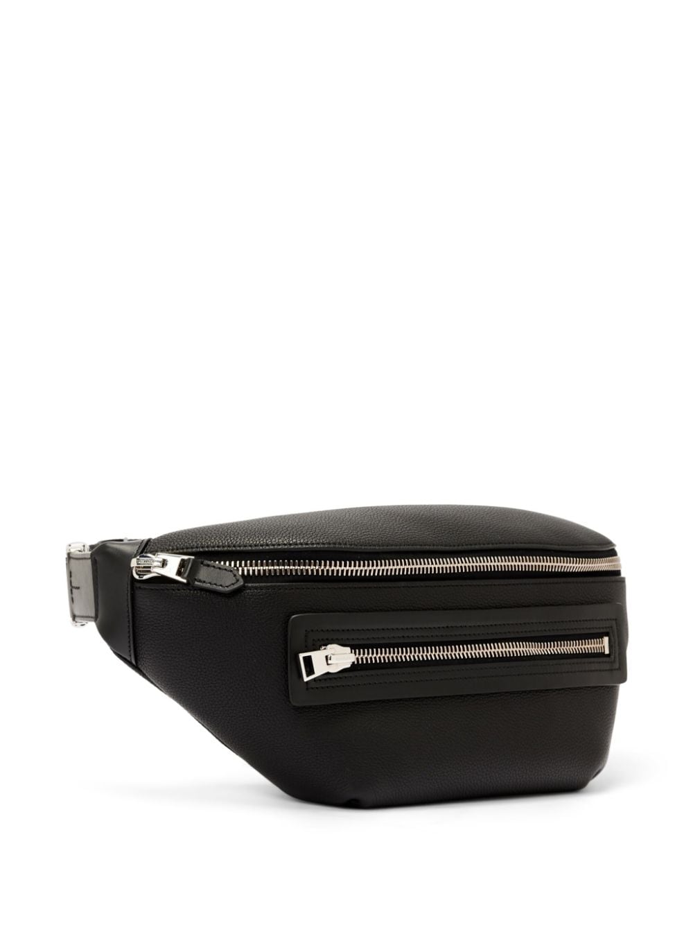 Shop Tom Ford Logo-stamp Belt Bag In Black