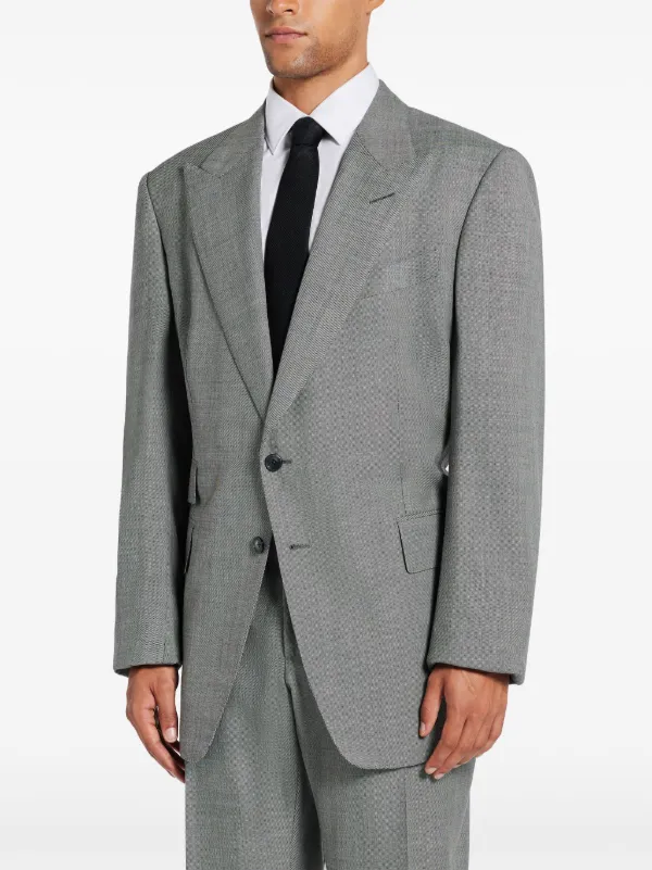 TOM FORD single-breasted Suit | Grey | FARFETCH