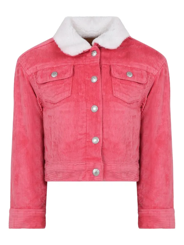 Levi s Kids Veste En Velours Cotele Rose FARFETCH MA