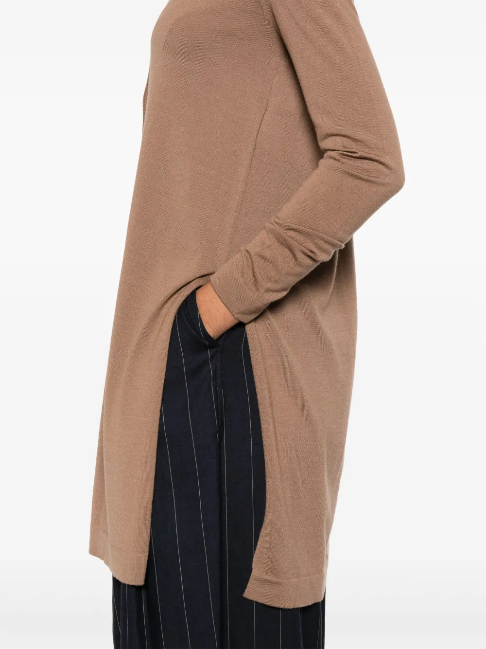 'S Max Mara Vest van scheerwol Bruin