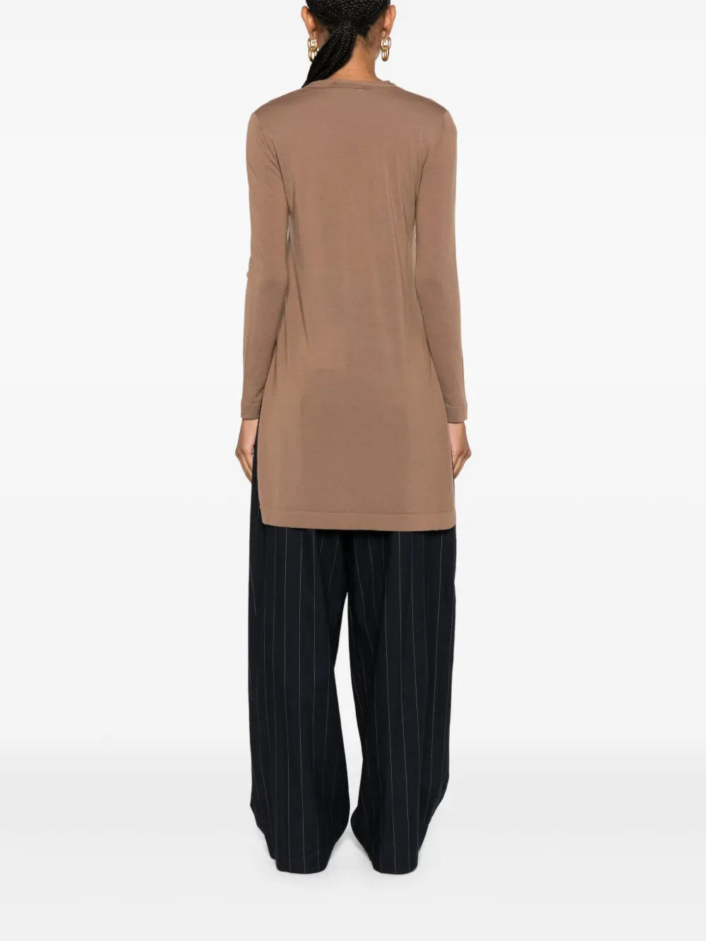 'S Max Mara Vest van scheerwol Bruin