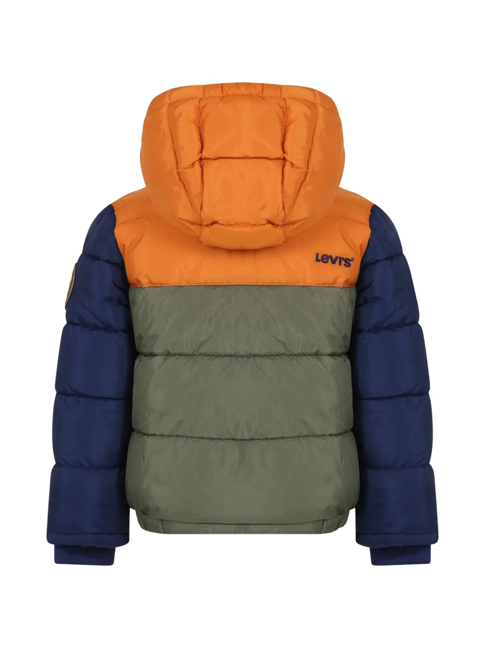 Levi's Kids Donsjack met geborduurd logo - Groen