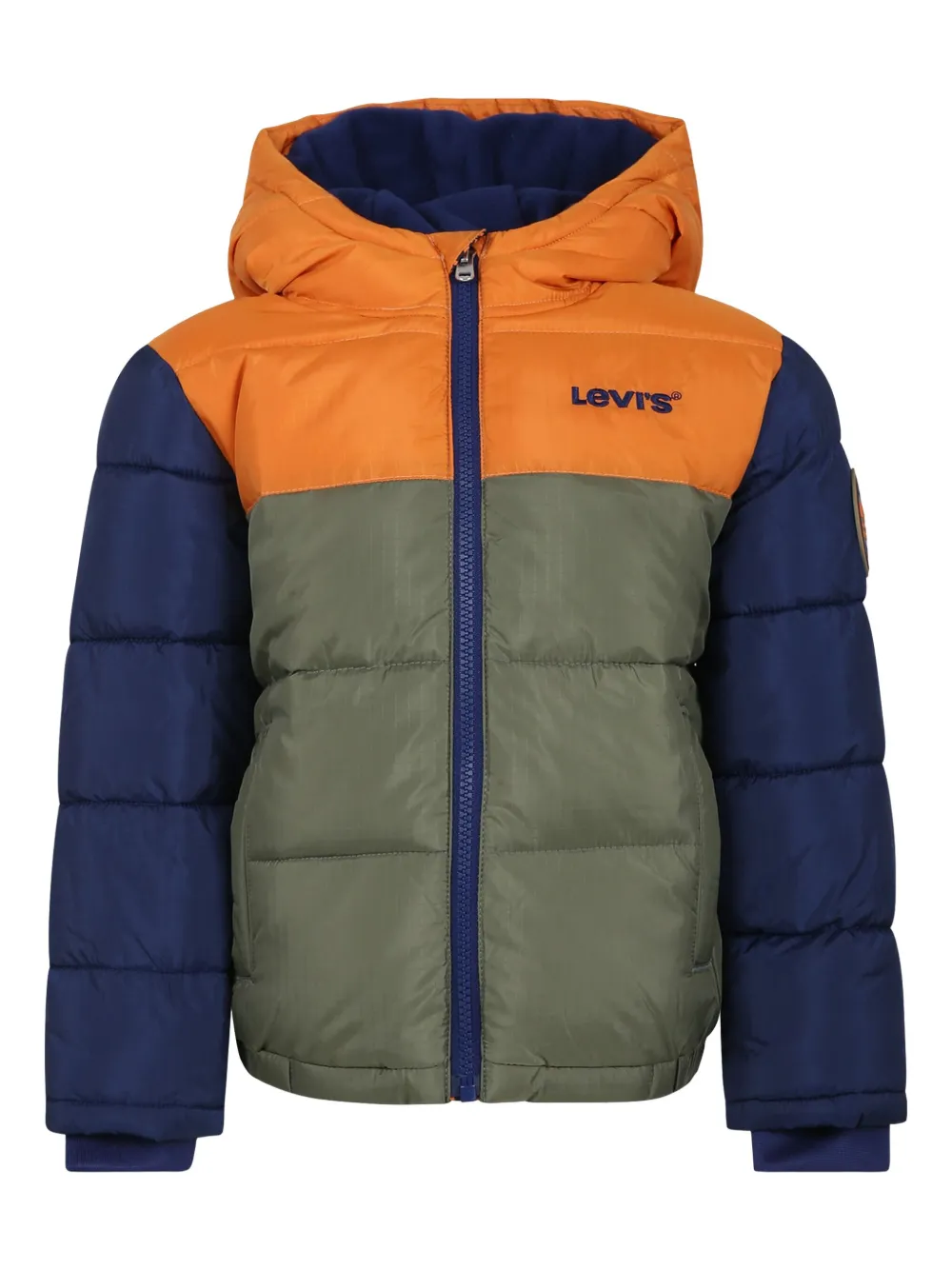 Levi s Kids Doudoune a Logo Brode Vert FARFETCH FR