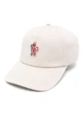 Moncler Grenoble logo patch baseball cap - Neutrals
