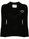 Iceberg virgin wool polo top - Black