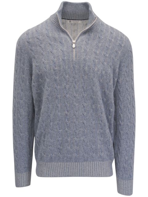 Brunello Cucinelli kabelstrikket sweater