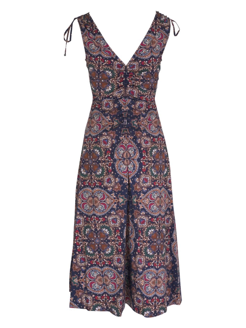 Shop Veronica Beard Paisley-print Dress In Blue