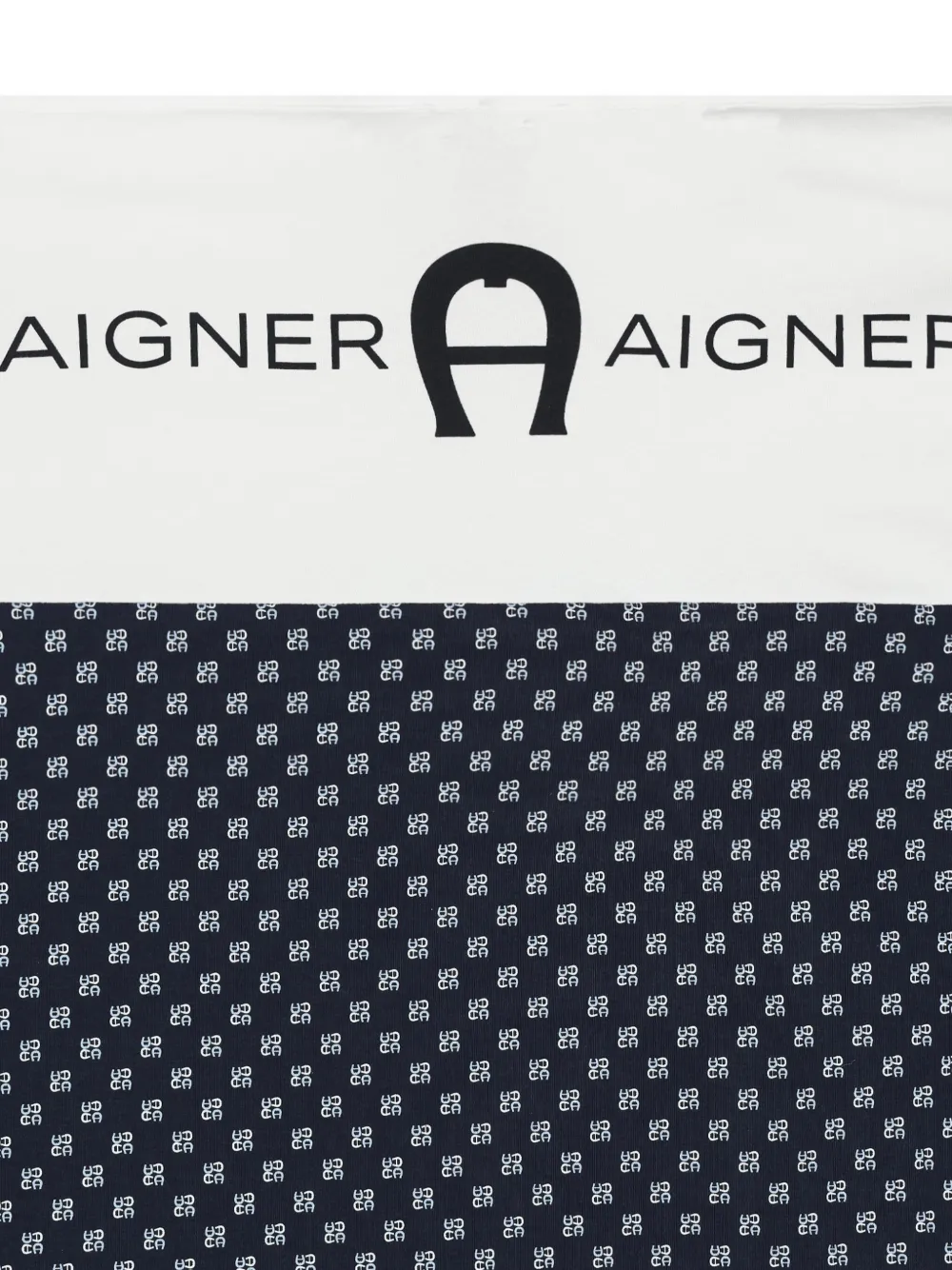 Aigner Kids Deken met logoprint Wit
