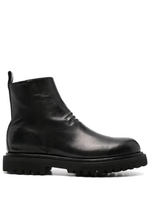 Officine Creative botas con detalle arrugado