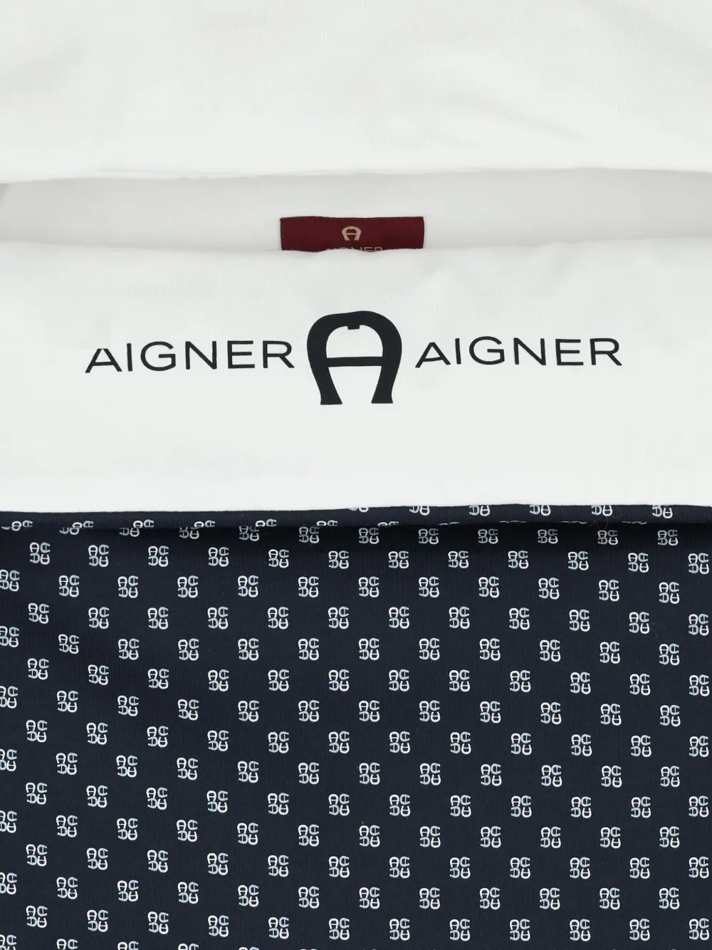 Aigner Kids Deken met logoprint Wit