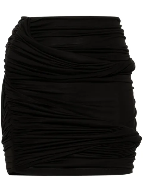 PNK ruched mini skirt