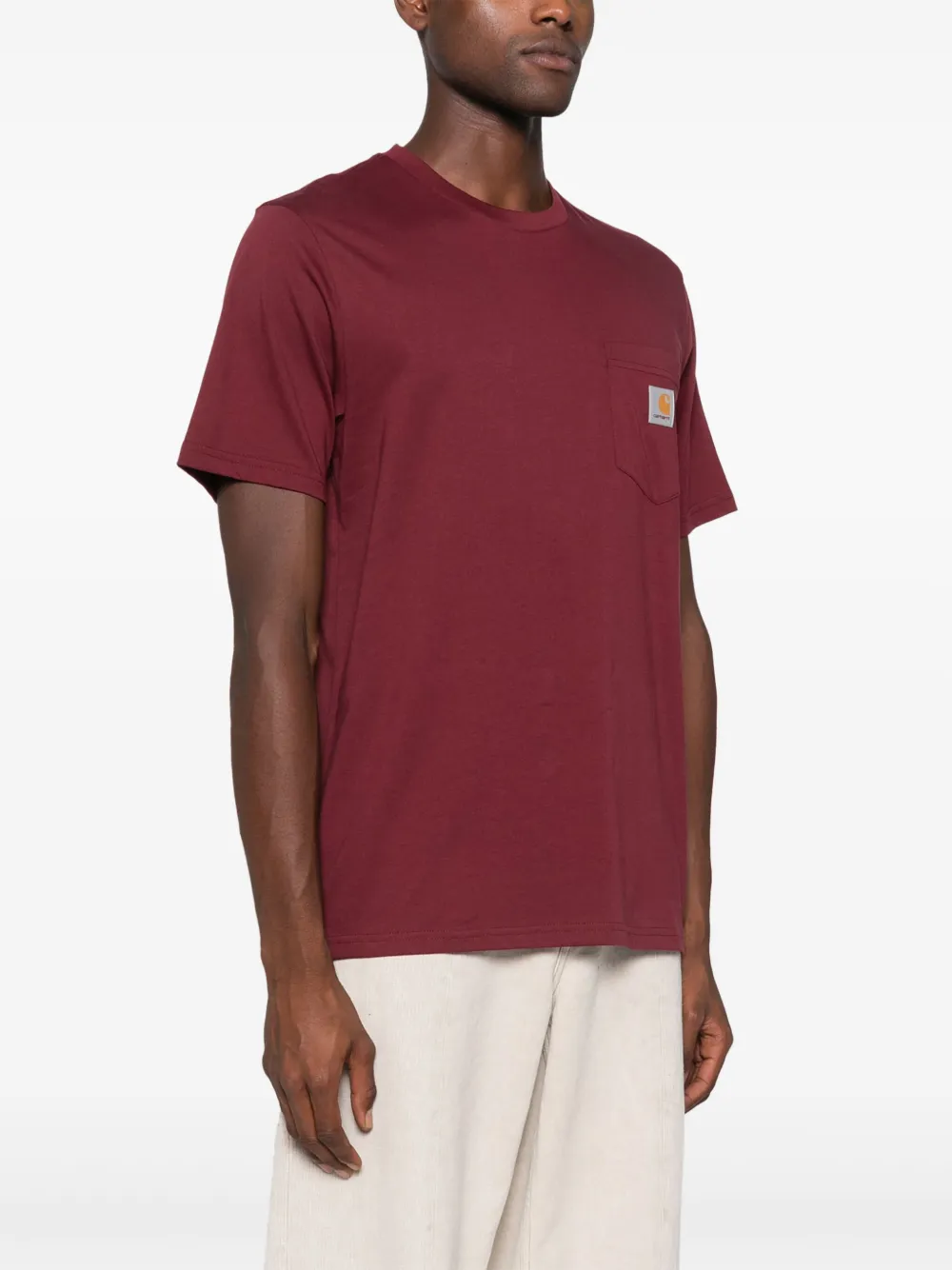 Carhartt WIP Pocket Tshirt Red FARFETCH UK