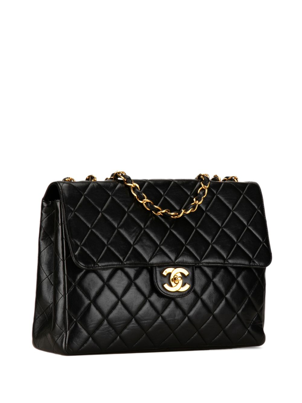 CHANEL Pre-Owned 1994-1996 Jumbo Classic Lambskin Single Flap shoulder bag WOMEN