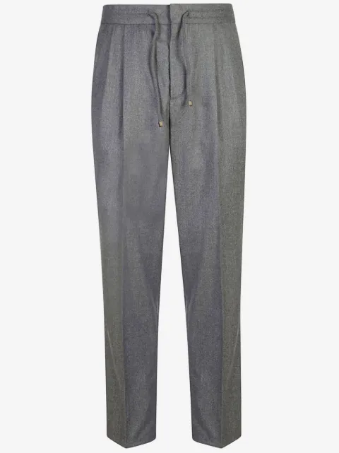 Brunello Cucinelli pantalones con cordones en la pretina