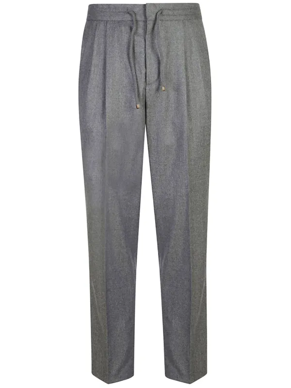 Brunello Cucinelli ドローストリング パンツ | グレー | FARFETCH JP