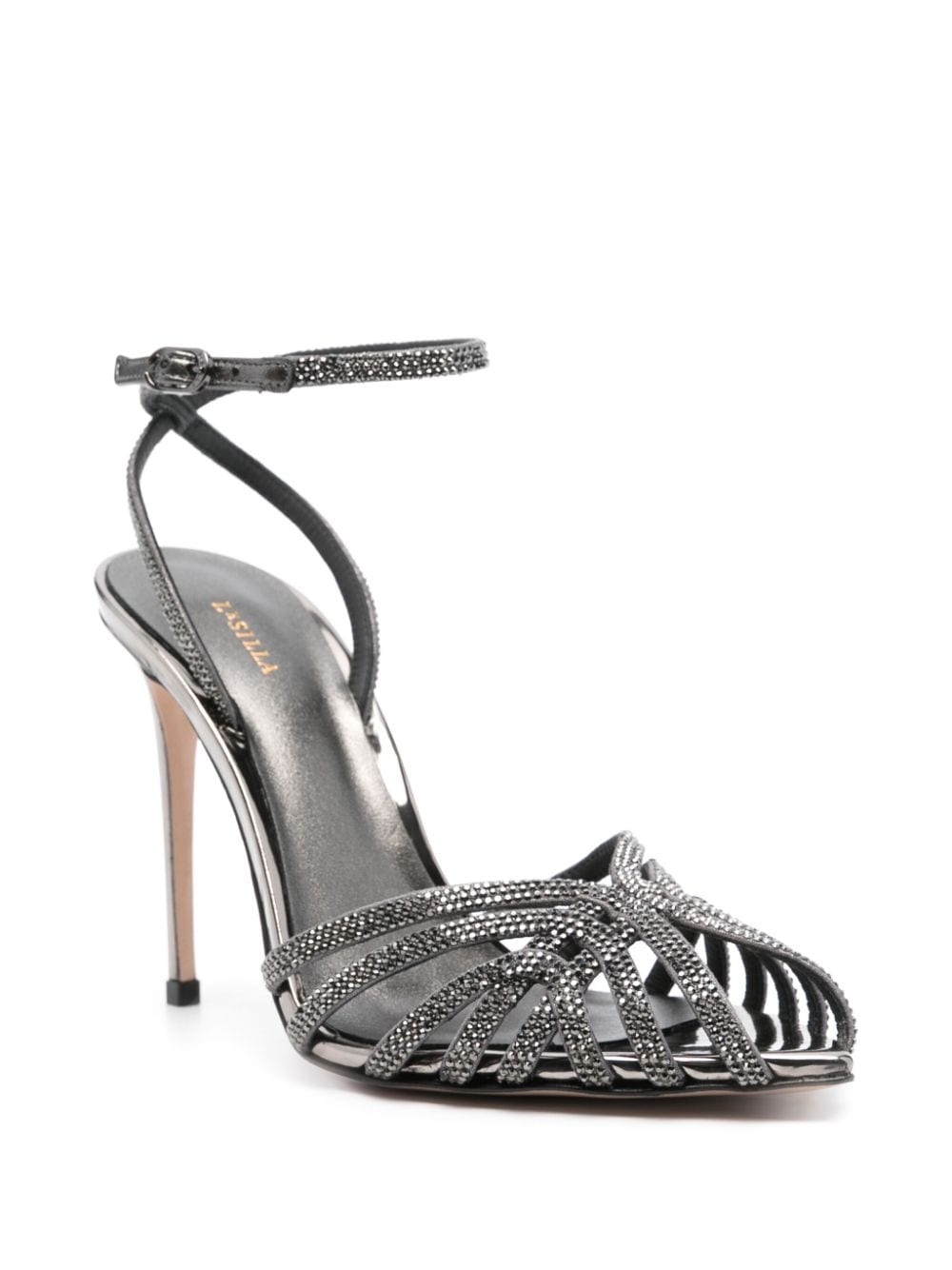 Le Silla 110mm Embrace sandals - Grijs