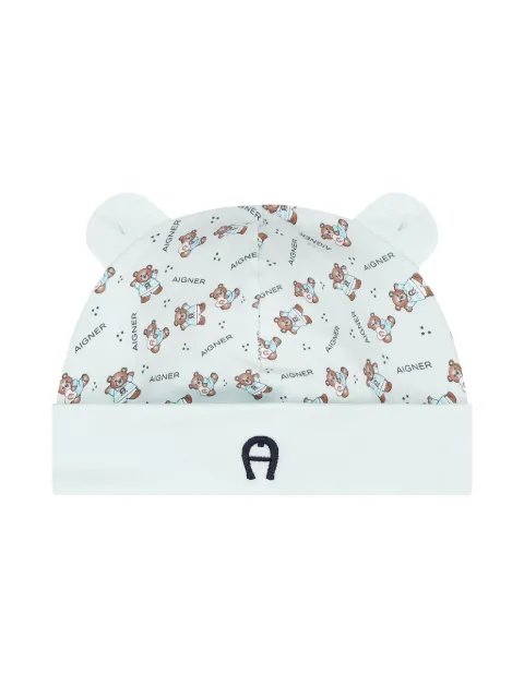 Aigner Kids طاقية بطبعة تيدي