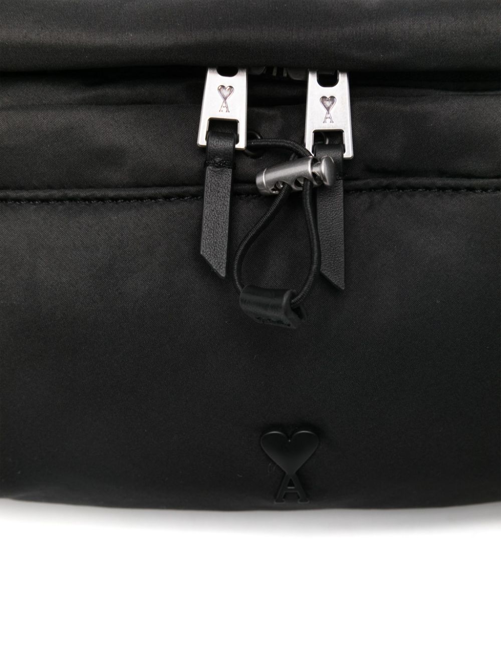 AMI Paris Ami De Coeur Belt Bag | Black | FARFETCH