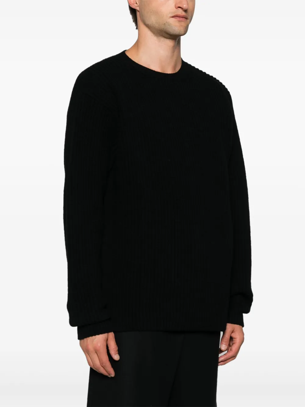 Jil Sander Wollen sweater Zwart