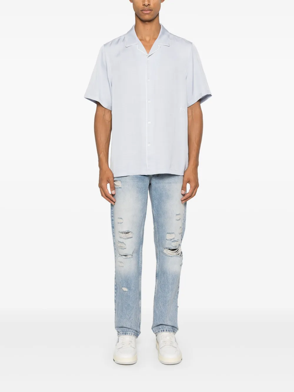 Ksubi Hazlow Nu Heritage trashed jeans - Blauw