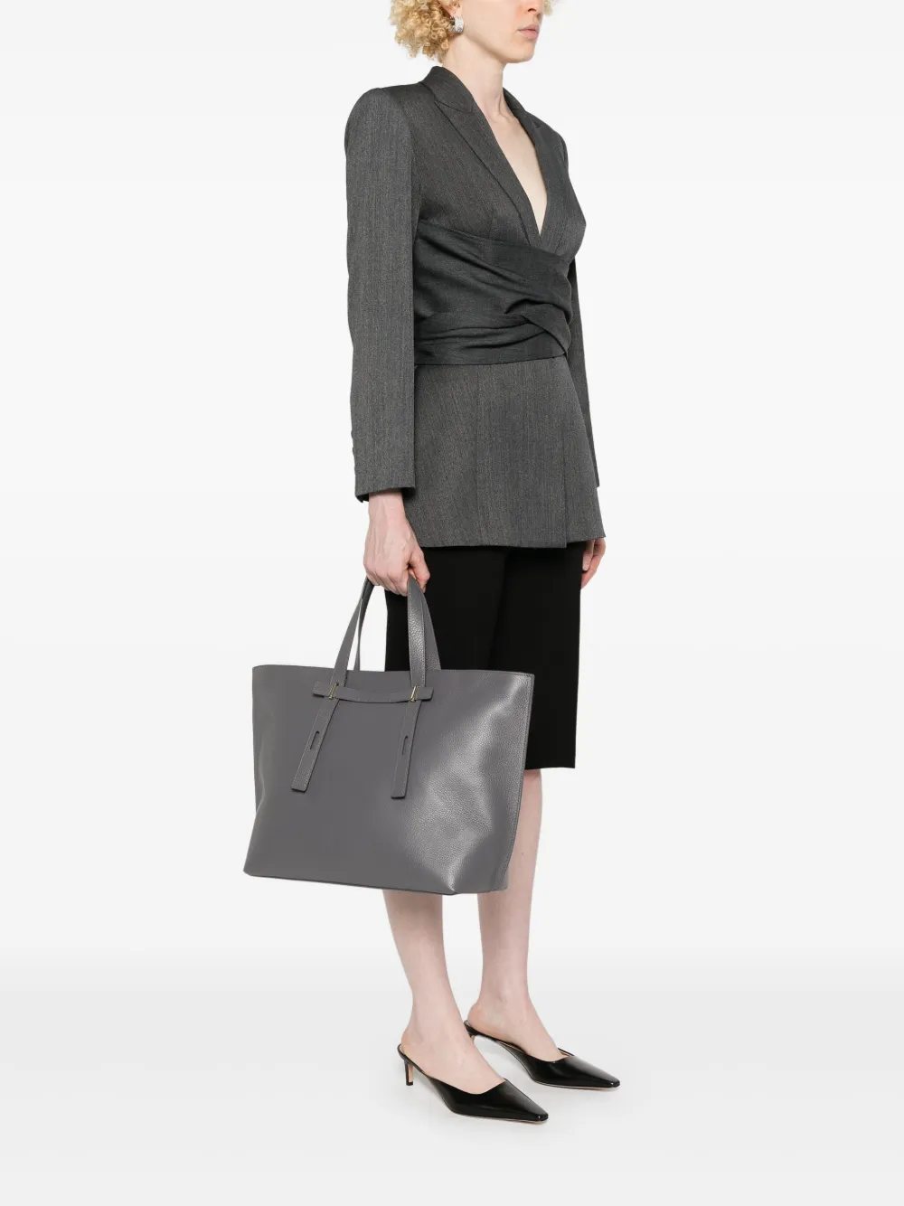 Furla Giove grote shopper - Grijs