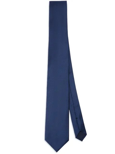 TOM FORD logo-embroidered silk tie