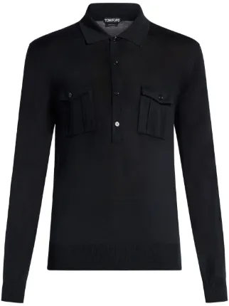 TOM FORD 黒 ポロシャツ TOM FORD ポロシャツ | ブラック | FARFETCH JP