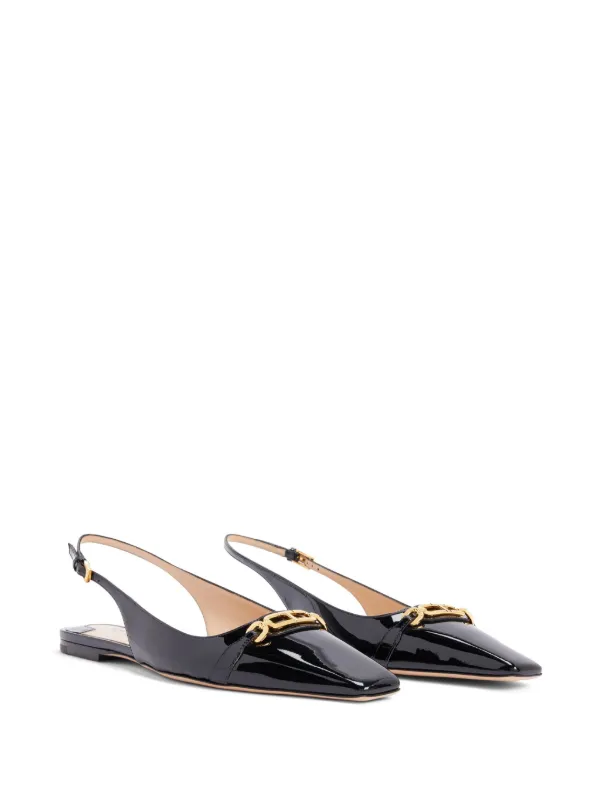 【TOM FORD】Whitney パテントレザー スリングバック シューズ Whitney パテントレザースリングバックパンプス 5mm - Tom Ford