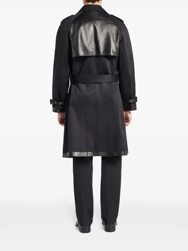 TOM FORD Panelled Trench Coat | Black | FARFETCH