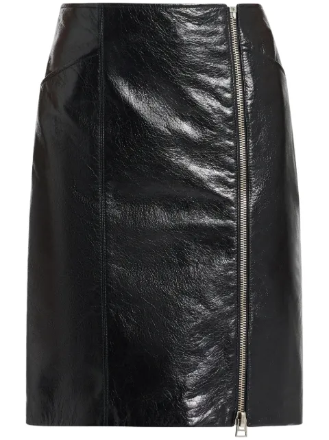 TOM FORD Panelled leather mini skirt