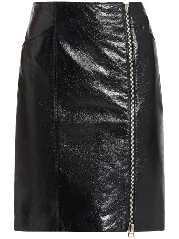 スカート [TOM FORD] Woman Skirt Black TOM FORD Zipped Gathered Skirt in Black | FWRD