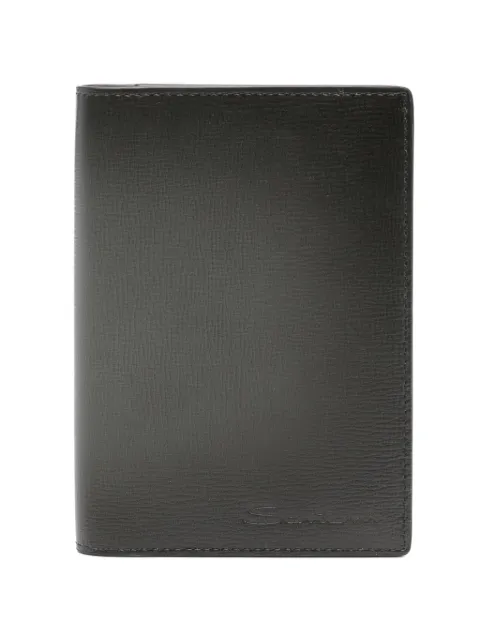 Santoni cartera con logo en relieve