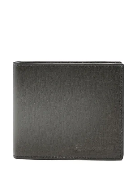 Santoni cartera con logo en relieve