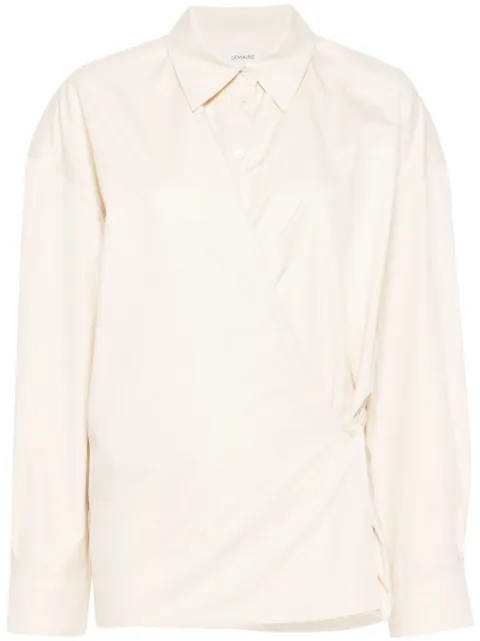 LEMAIRE straight-collar twisted shirt 