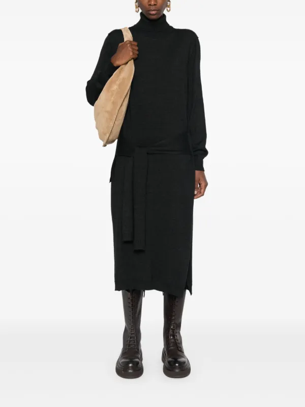 LEMAIRE トロンプルイユ ドレス | グレー | FARFETCH JP