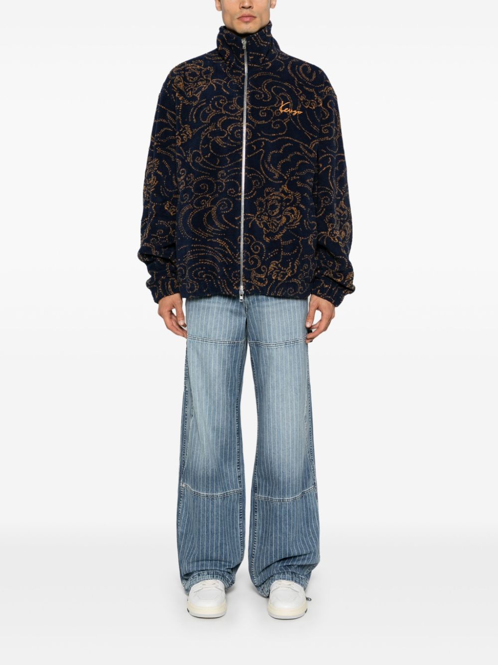 Kenzo Jack met sterrenprint - Blauw