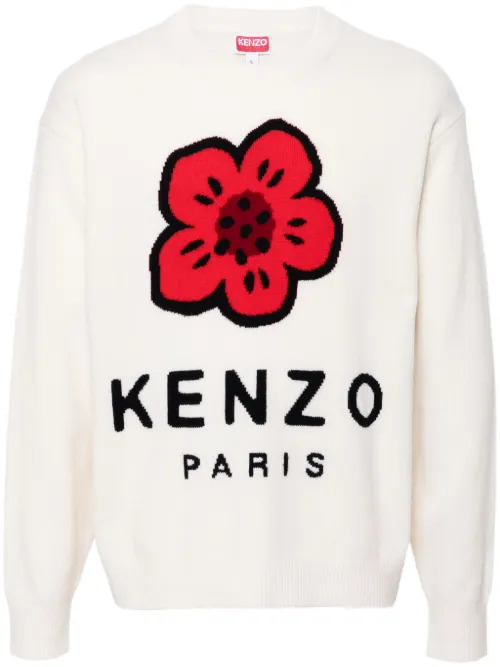 Kenzo pull Boke Flower - Blanc - Kenzo - Modalova