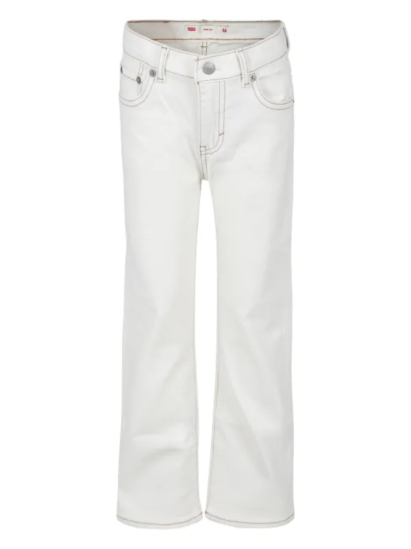 Levi s Kids Bootcut Jeans White FARFETCH KW