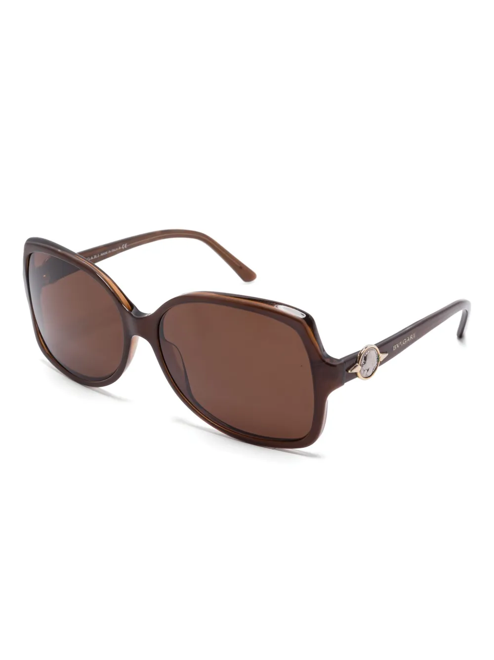 Bvlgari Pre-Owned butterfly-frame sunglasses | Men | Image 2