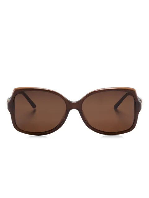 Bvlgari Pre-Owned lentes de sol con armazón estilo mariposa