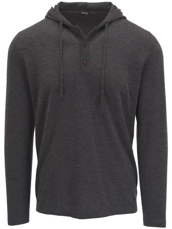 Kiton fine knit Hoodie Grey FARFETCH AO
