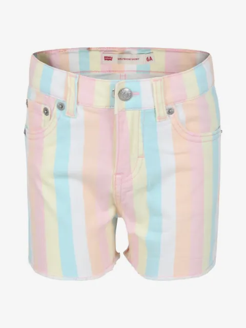 Levi's Kids striped denim shorts