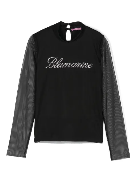Miss Blumarine Camiseta com aplicação de logo