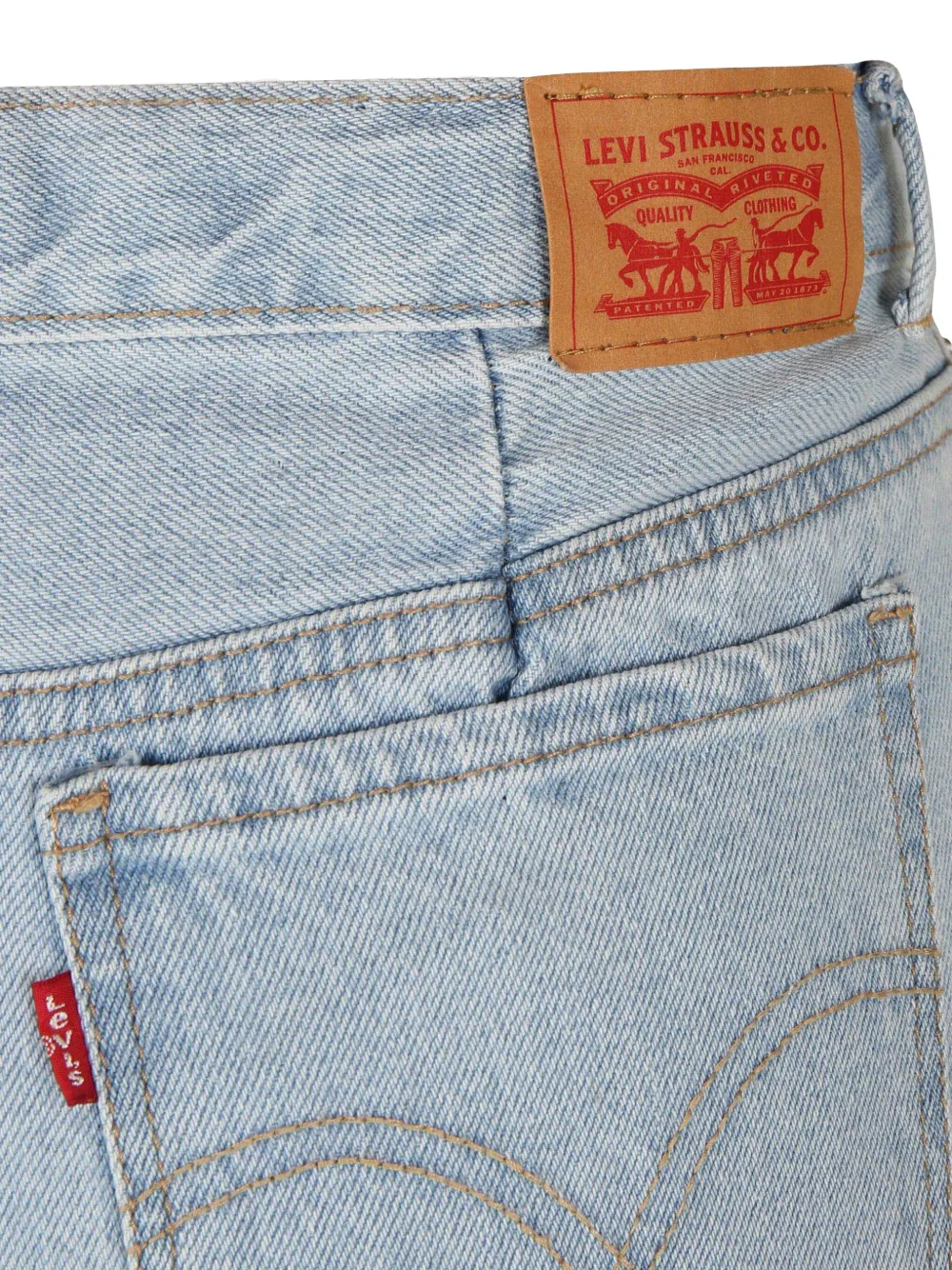 Levi's Kids Jeans met wijde pijpen Blauw