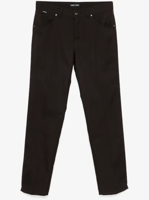 TOM FORD twill trousers