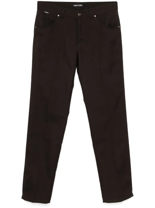 メンズ TOM FORD スラックス 48R ダークブラウン