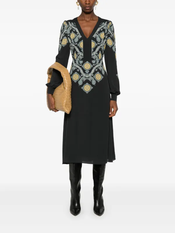 ETRO ペイズリー ドレス ブラック ETRO ペイズリードレス | ブラック | FARFETCH JP