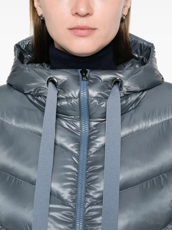 ◆HERNO(ヘルノ) フーデッド パデッドコート Herno フーデッド パデッドコート | ブルー | FARFETCH JP